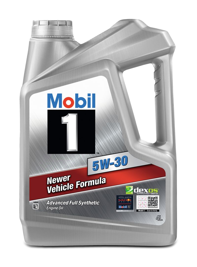 Mobil Motor Oil 3D Packshot