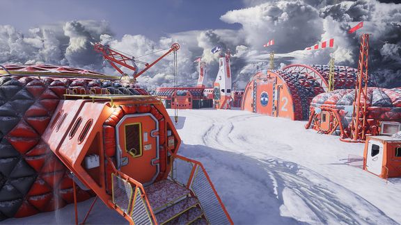 Arctic Outpost | 3D Game Buildings Assets