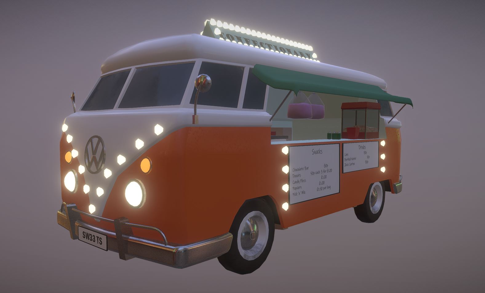 VW Campervan Confectionary Stall