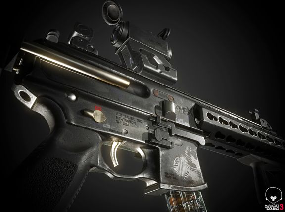 Sig MPX Gun | 3D Weapons Modelling