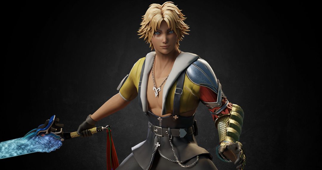 Tidus, from Final Fantasy X (Fanart)