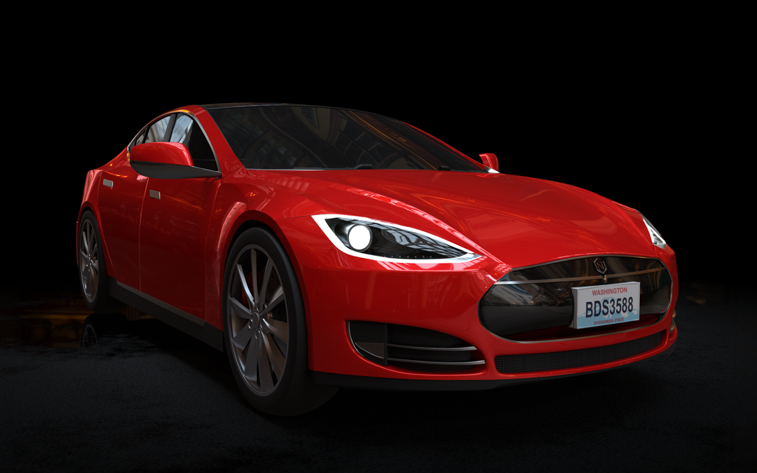 Car model based on Tesla