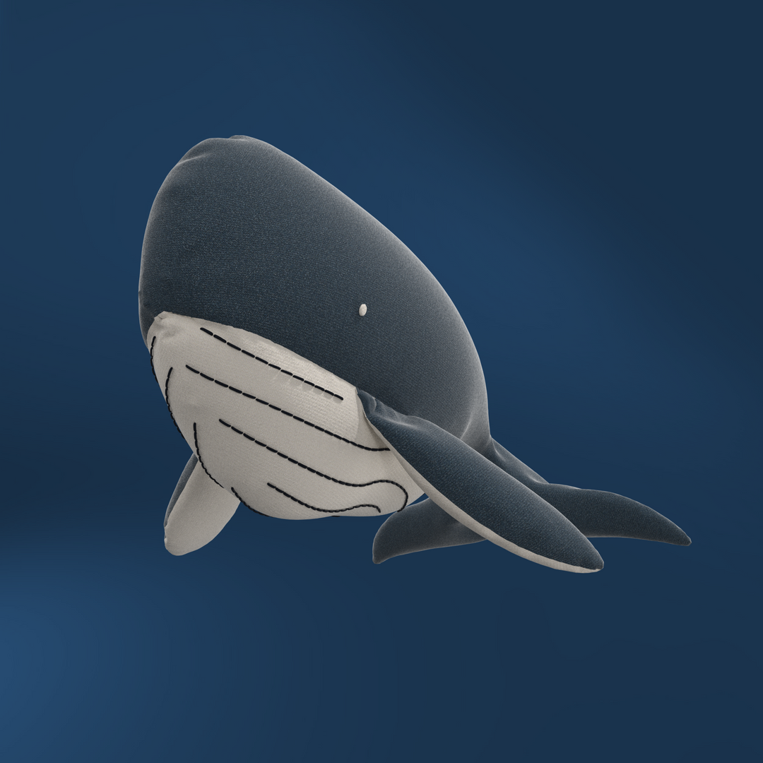 Stuffed Toy Whale