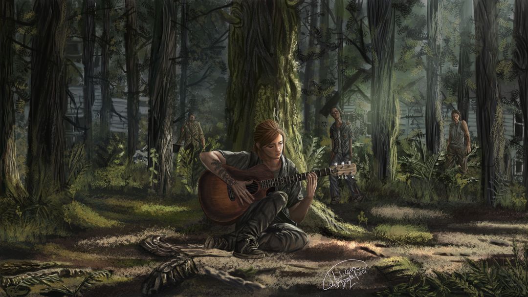 2D The Last of Us Art