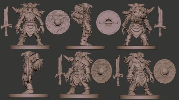 Goblin Miniature WIP