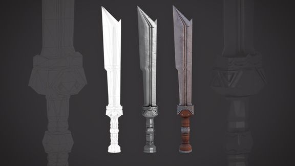 LOTR Sword - Hard Surface Study